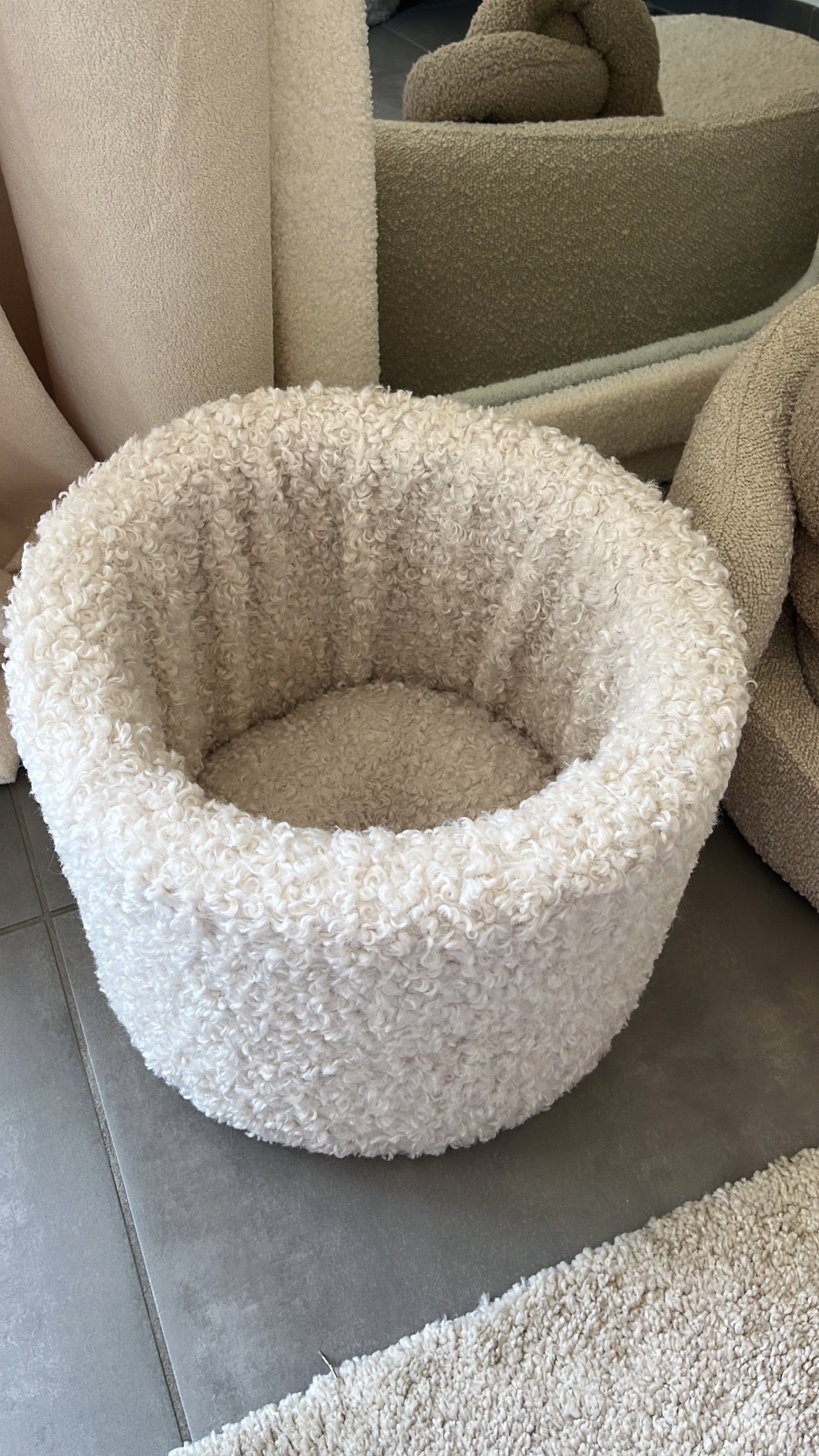 Panier à jouets Curly Teddy
